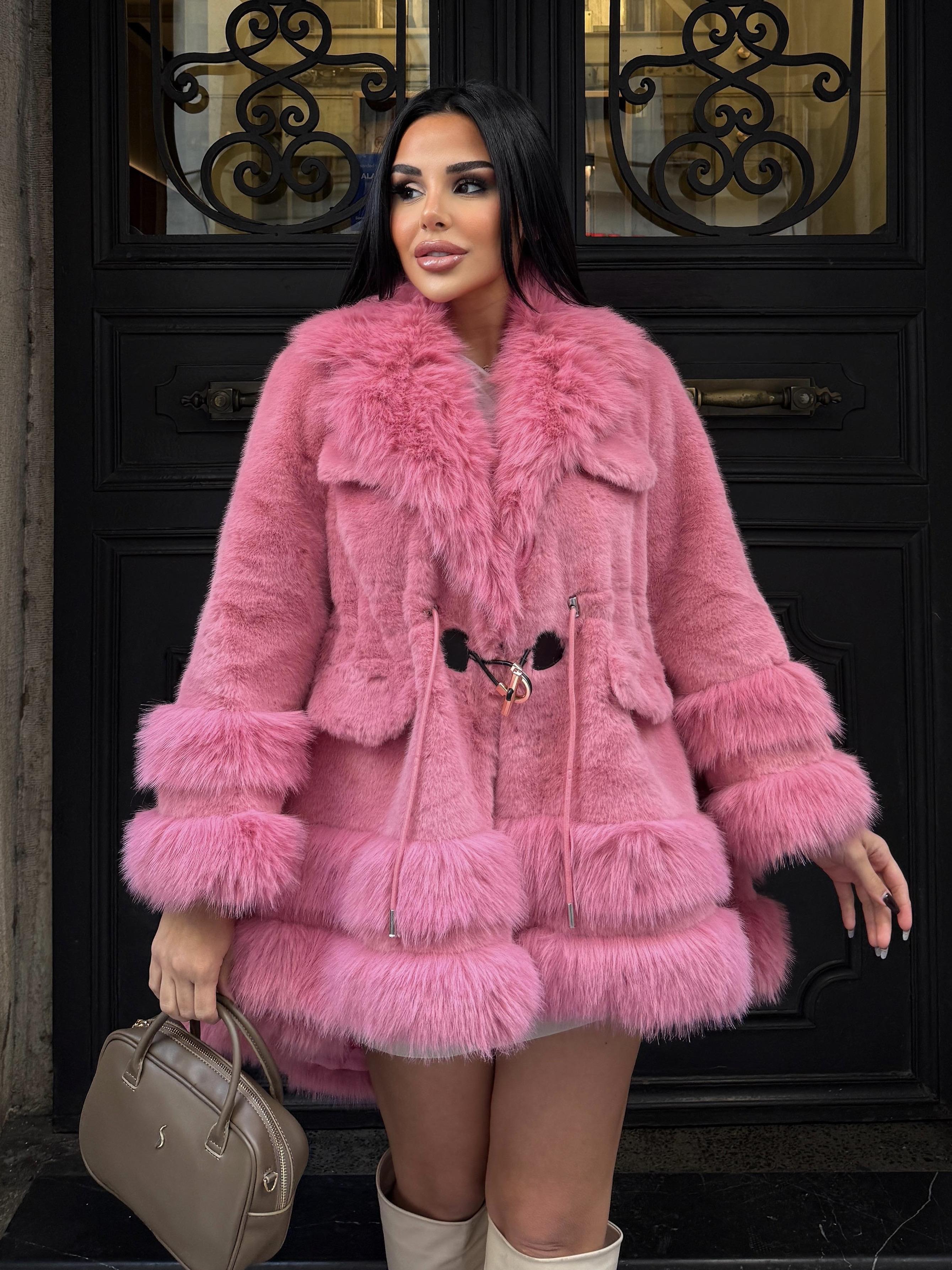 Pury İthal Kürk Pembe