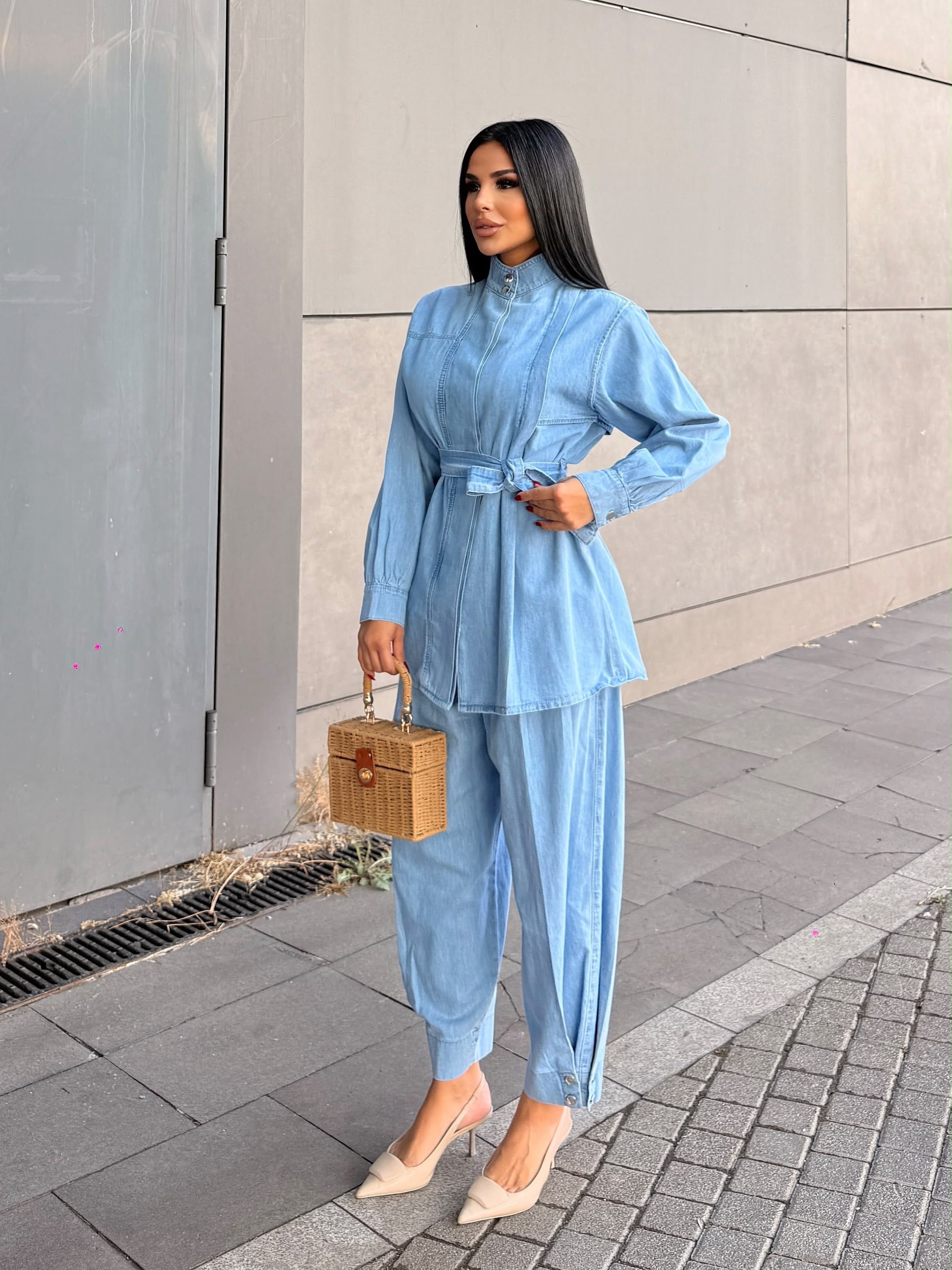 Robert Denim Takım Mavi