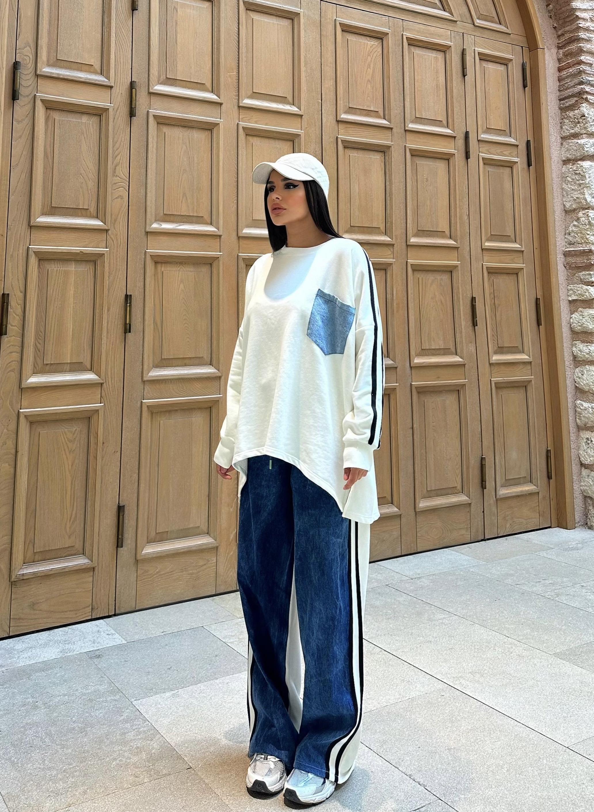 Shaya Tasarım Oversize Takım Beyaz · 5