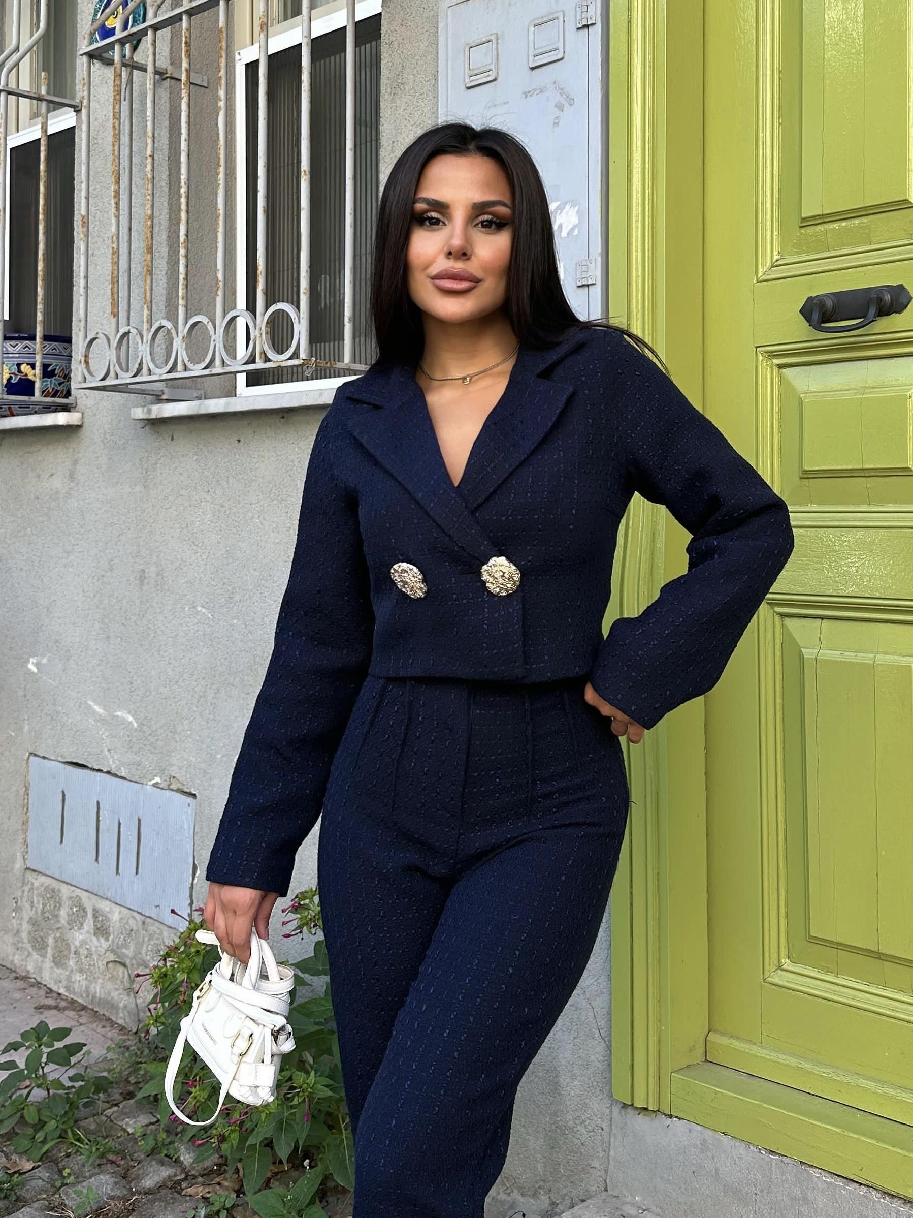 Tara Pantolonlu Takım Lacivert
