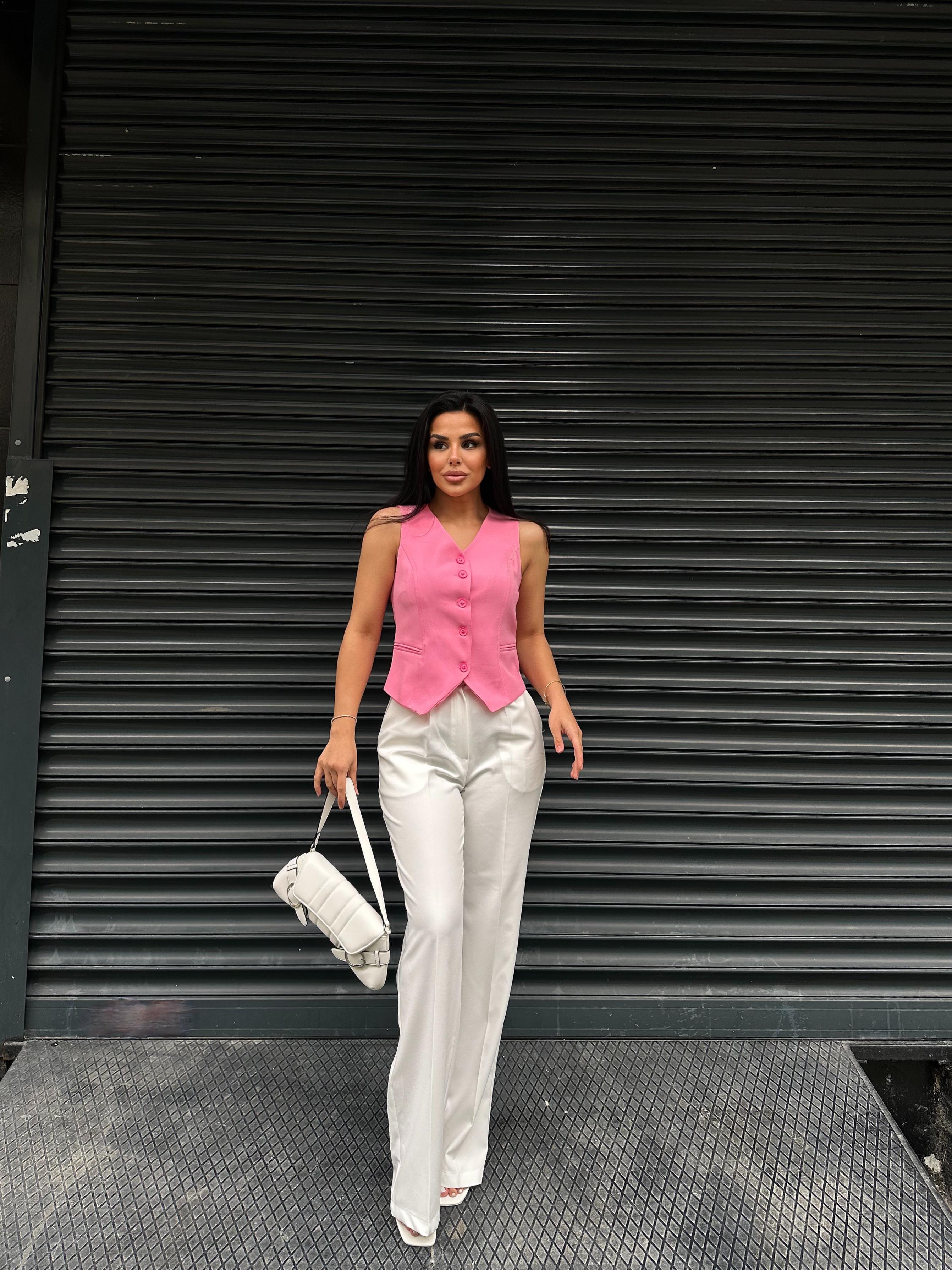 Zarina Kolsuz Yelek Şeker Pembe · 3