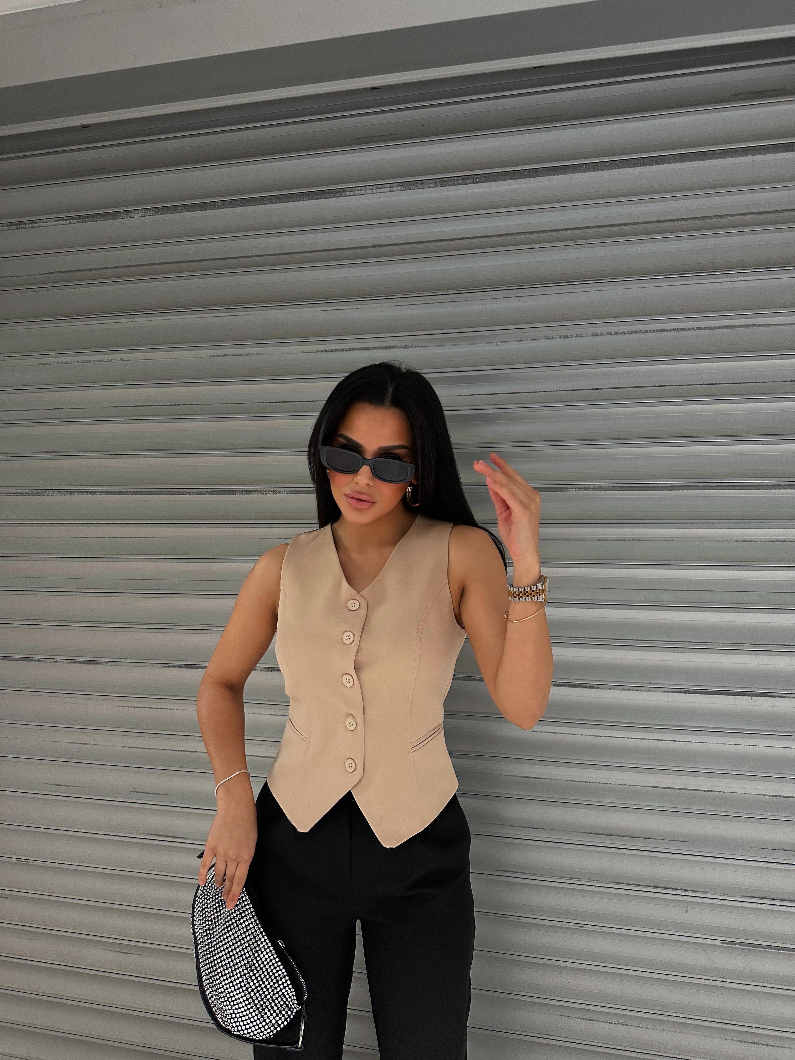 Zarina Kolsuz Yelek Taş