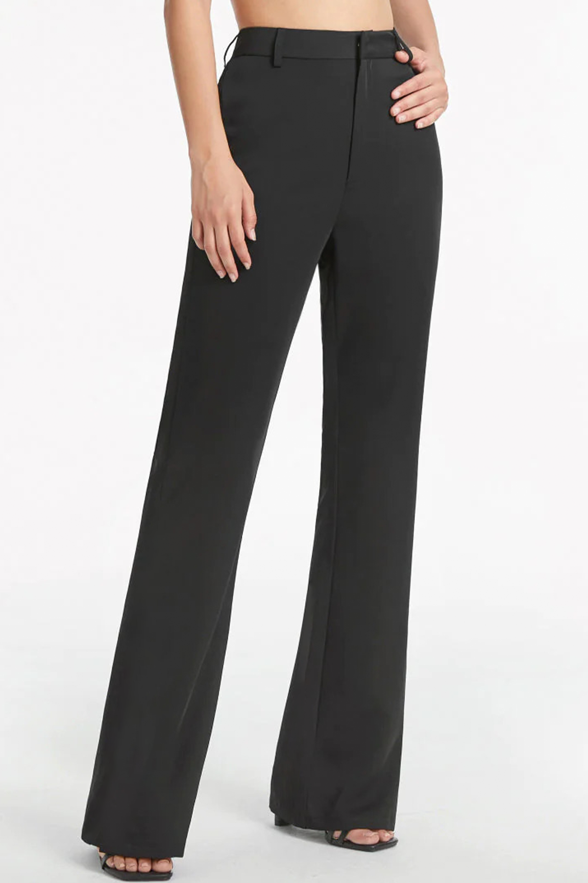  X Nurbeli Kadın İspanyol Paça Basic Pantolon