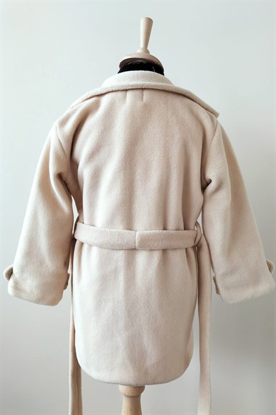 Müslin Astarlı Doğal Trençkot