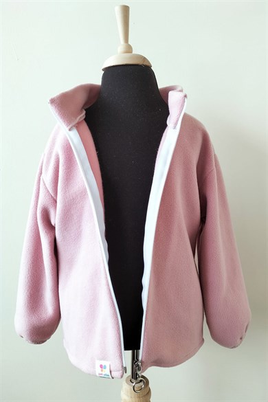 1-14 Yaş Kız Çocuk Mevsimlik Fermuarlı Polar