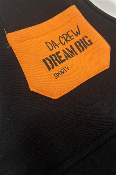 Erkek Bebek Salopetli Cep Detaylı Uzun Kollu Pamuklu İkili Takım