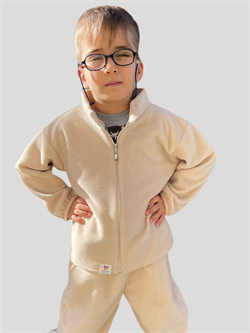 Erkek Çocuk Fermuarlı Uzun Kollu İkili Polar Takım