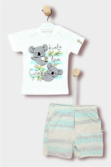 Erkek Çocuk Kısa Kollu Şortlu Yazlık Rahat İkili Takım