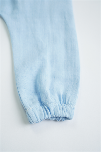 Erkek Kız Bebek Müslin Kısa Kollu Takım