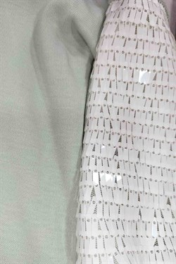 Kız Bebek Mint Yeşil Pullu Tavşancık Desenli İkili Takım