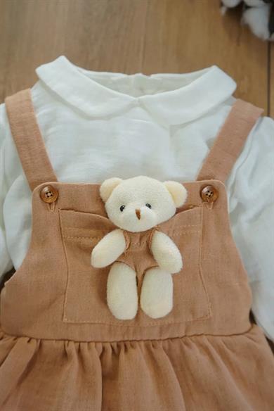 Kız Bebek Müslin İkili Takım