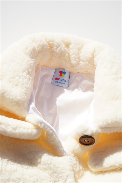 Kız Bebek Ve Çocuk Müslin Astarlı Peluş Etekli Takım