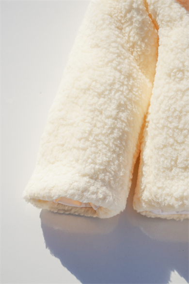 Kız Bebek Ve Çocuk Müslin Astarlı Peluş Etekli Takım