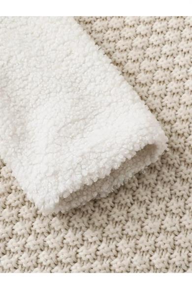 Kız Erkek Bebek Ve Çocuk Peluş Pofuduk Mont