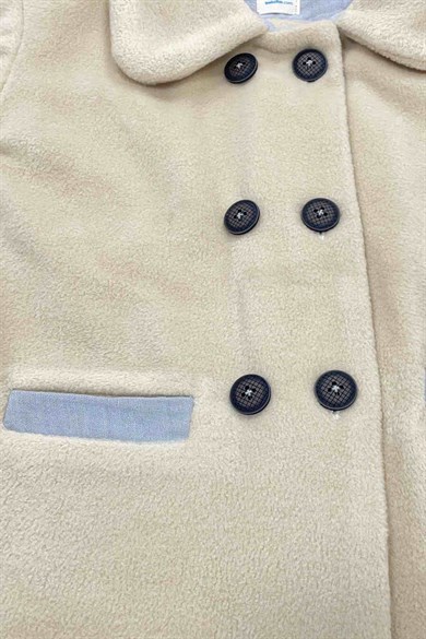 Kız Çocuk Yüzde Yüz Pamuk Terletmez Dört Katlı Müslin Astar Dışı Polar Kaban