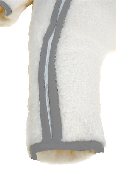 Kız Erkek Bebek Ve Çocuk Kapüşonlu Biyeli Peluş Tulum