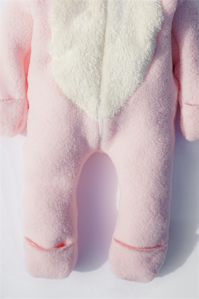 Kız Erkek Bebek Ve Çocuk Kapüşonlu Kışlık Peluş Ayı Tulum