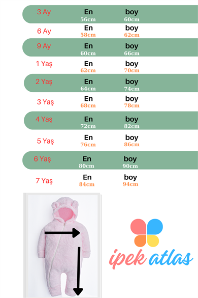 Kız Erkek Bebek Ve Çocuk Kapüşonlu Pembe Peluş Tulum