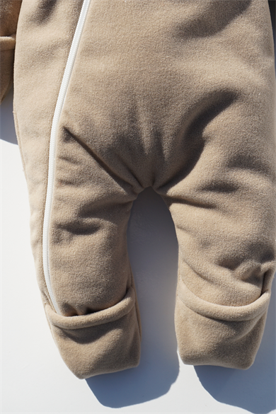 Kız Erkek Bebek Ve Çocuk Müslin Astarlı Polar Tulum