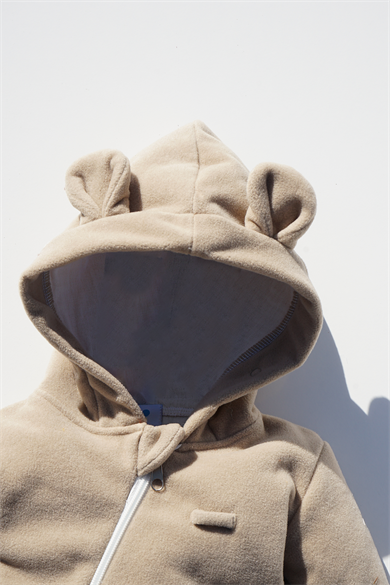 Kız Erkek Bebek Ve Çocuk Müslin Astarlı Polar Tulum