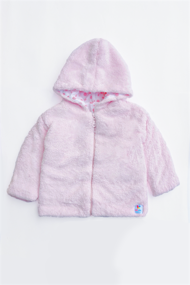Kız Erkek Bebek Ve Çocuk Müslin Astarlı Fermuarlı Peluş Mont