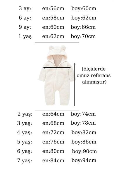 Kız Erkek Bebek Ve Çocuk Peluş Ayıcık Tavşan İkili Tulum