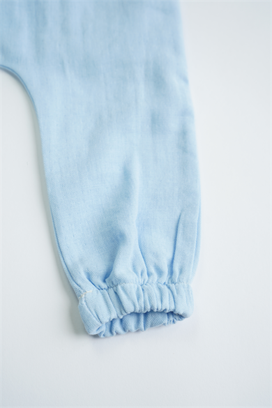 Mavi Erkek Kız Bebek Uzun Kollu İkili Takım