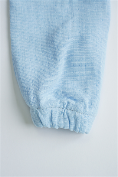 Mavi Erkek Kız Bebek Ve Çocuk Müslin Pantolon