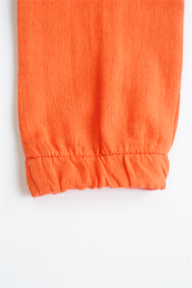 Turuncu Erkek Kız Bebek Ve Çocuk Müslin Pantolon