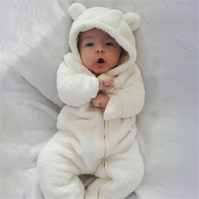 Unisex Ayıcık Peluş Çocuk Tulum