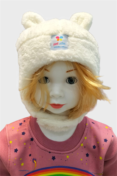 Unisex Peluş Ayıcık Bere