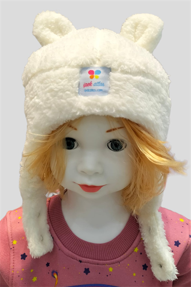 Unisex Peluş Ayıcık Bere
