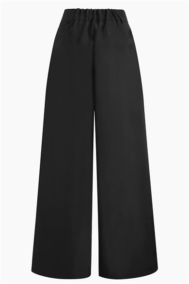 X Nurbeli Kadın Asimetrik Tasarımlı Bel Lastikli Palazzo Pantolon