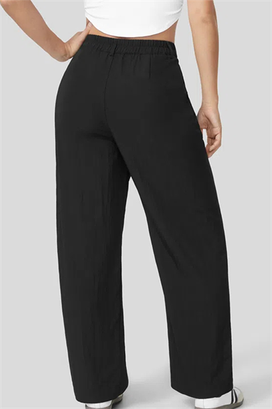 X Nurbeli Kadın Yarım Lastikli Esnek Palazzo Pantolon