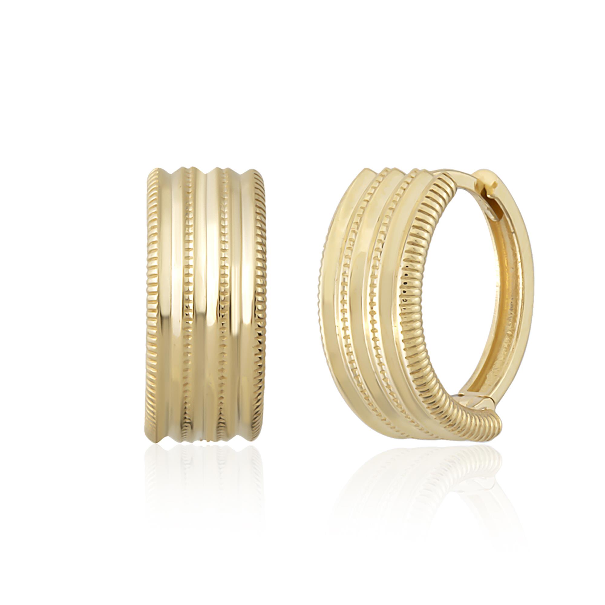 14 Ayar Altın Ajda Küpe 