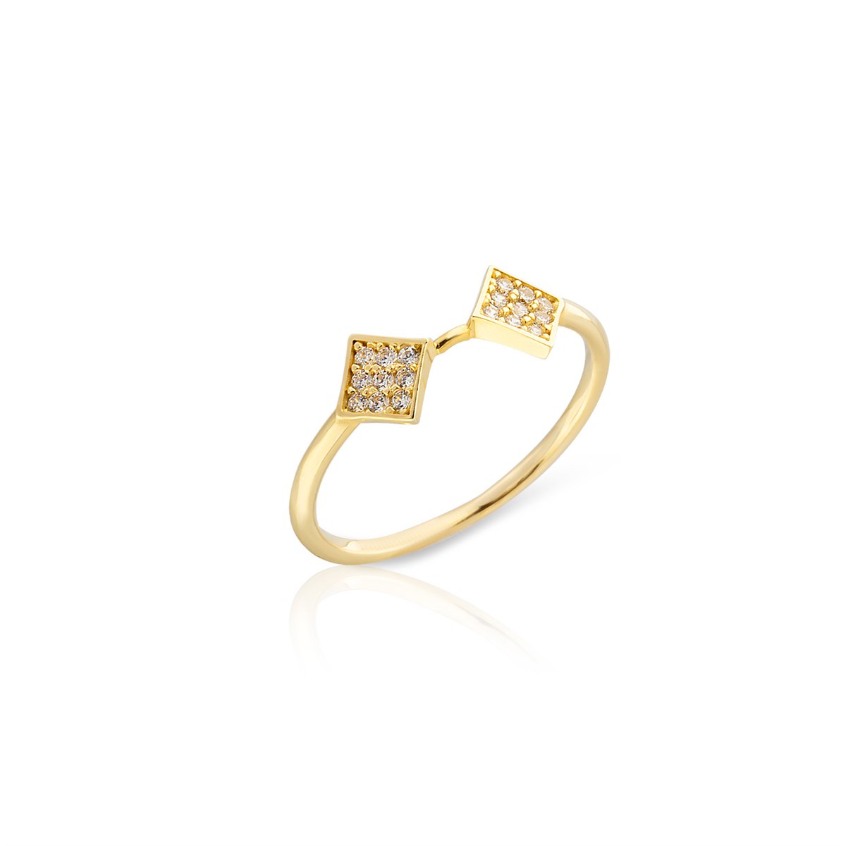 14 Ayar Altın Çıtır Yüzük 