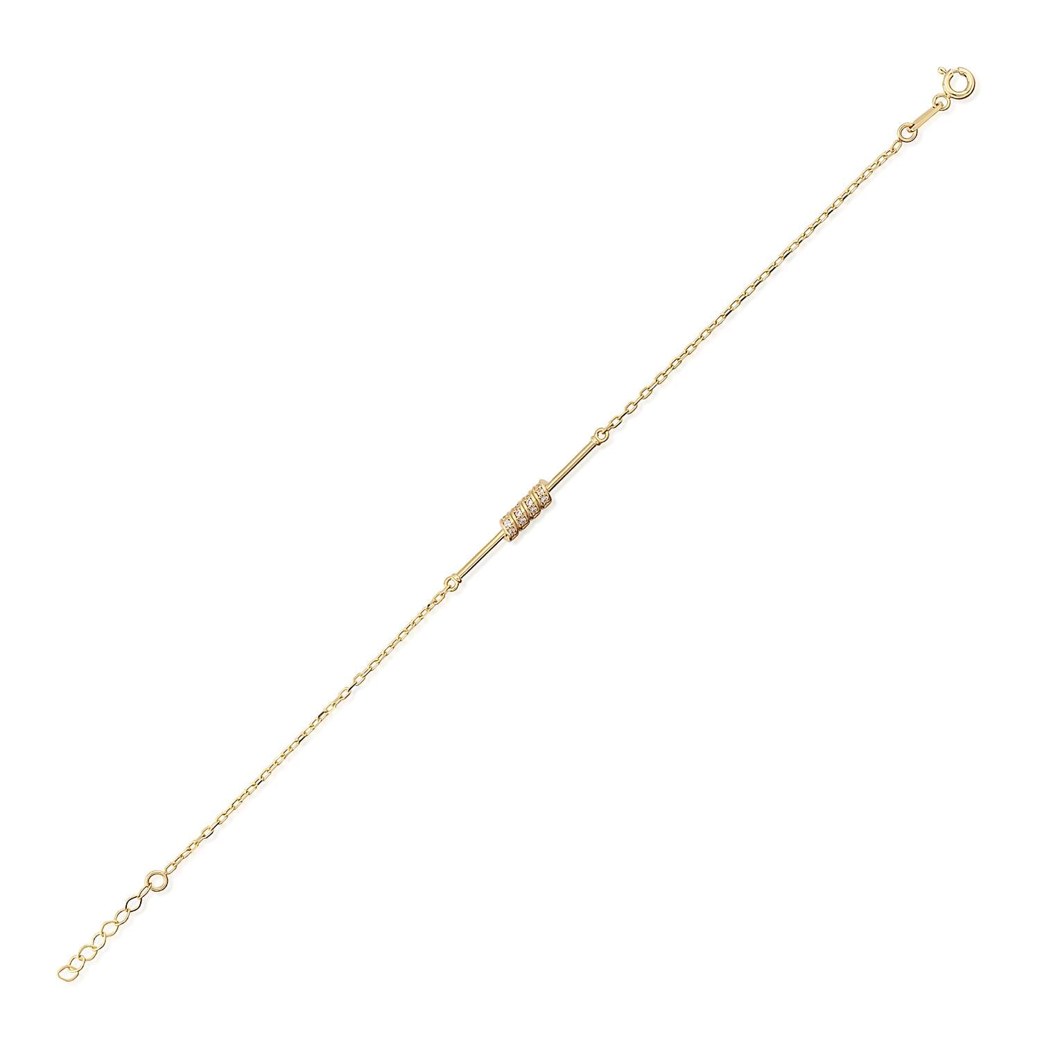 14 Ayar Altın Dafne Bileklik