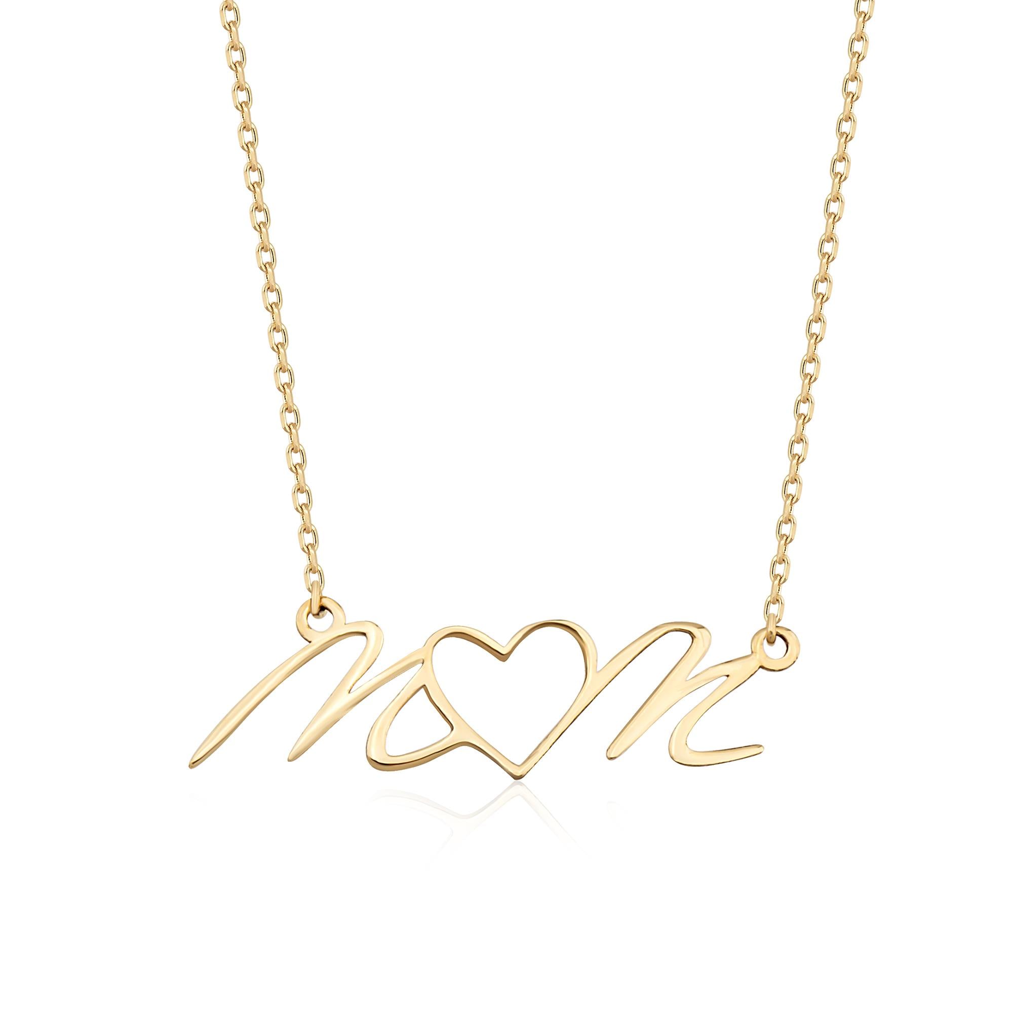 14 Ayar Altın Mom Kolye