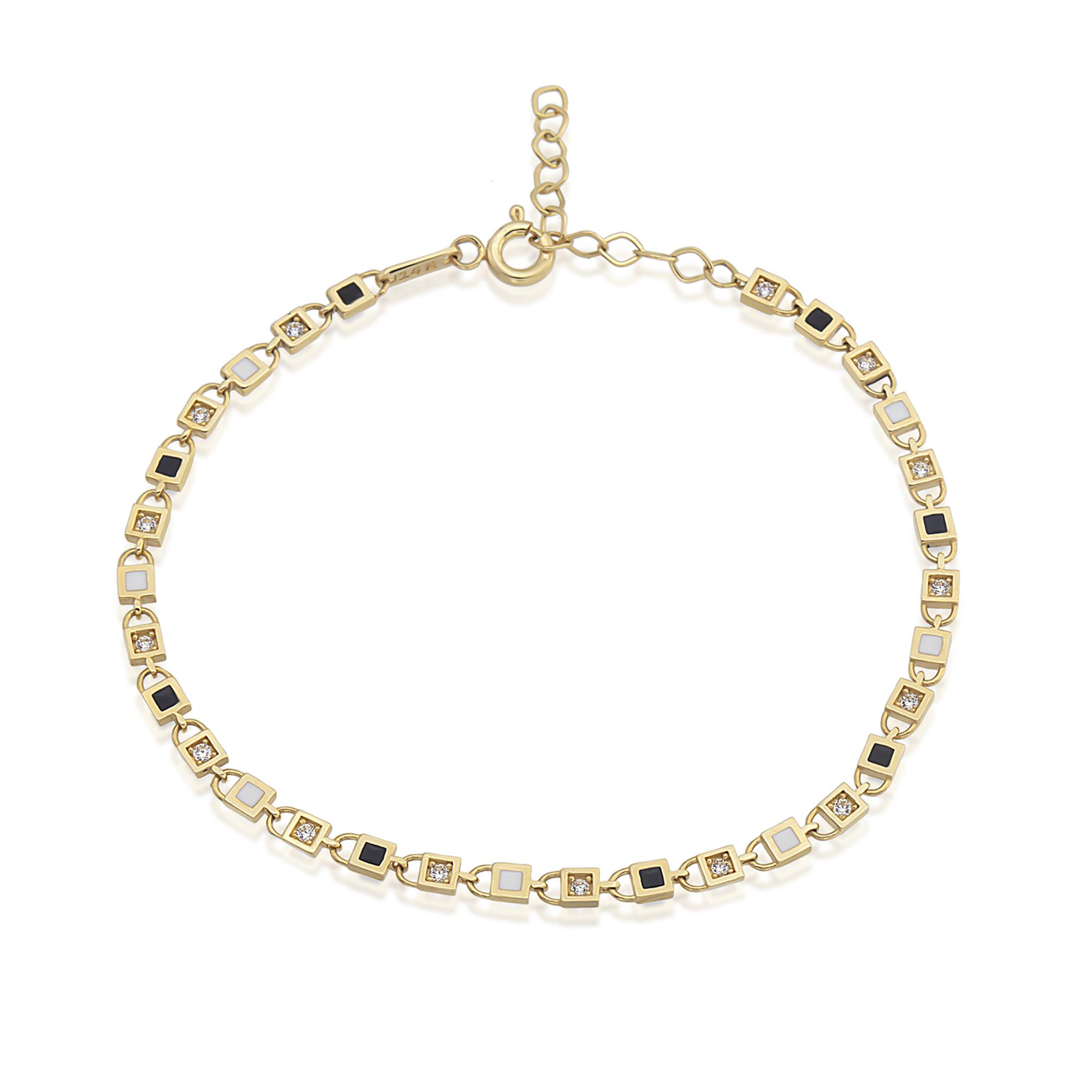 14 Ayar Altın Opera Bileklik 