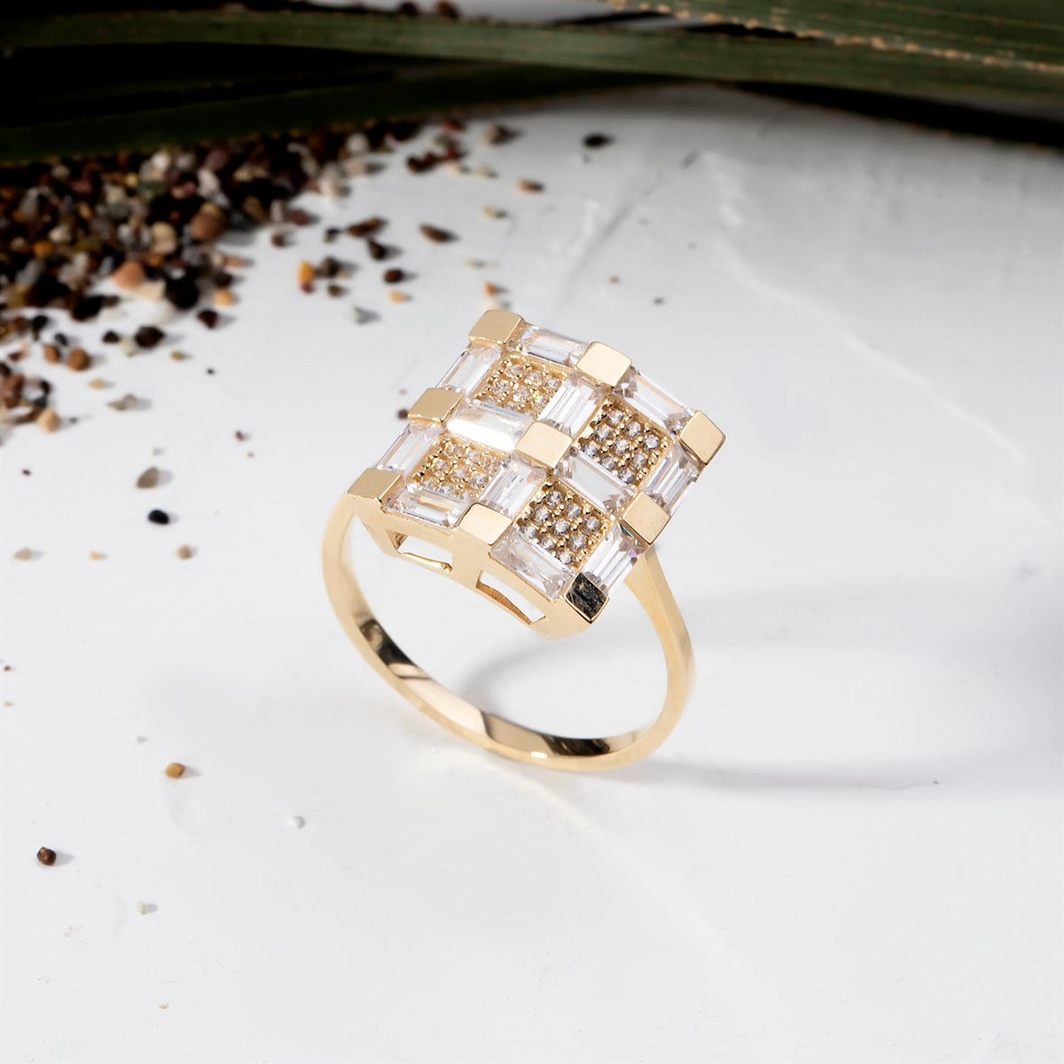 14 Ayar Altın Yüzük 