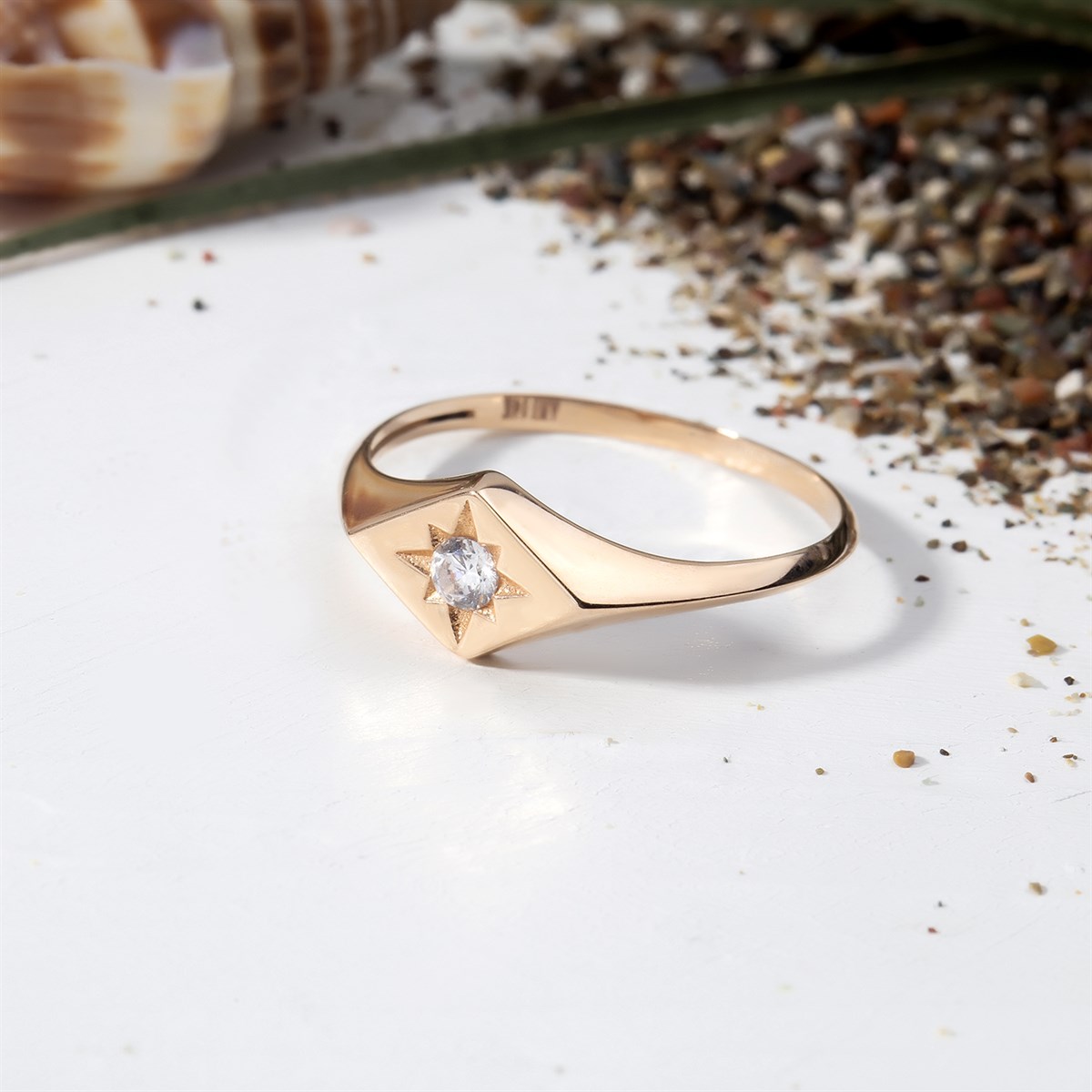 14Ayar Altın Çıtır Yüzük 