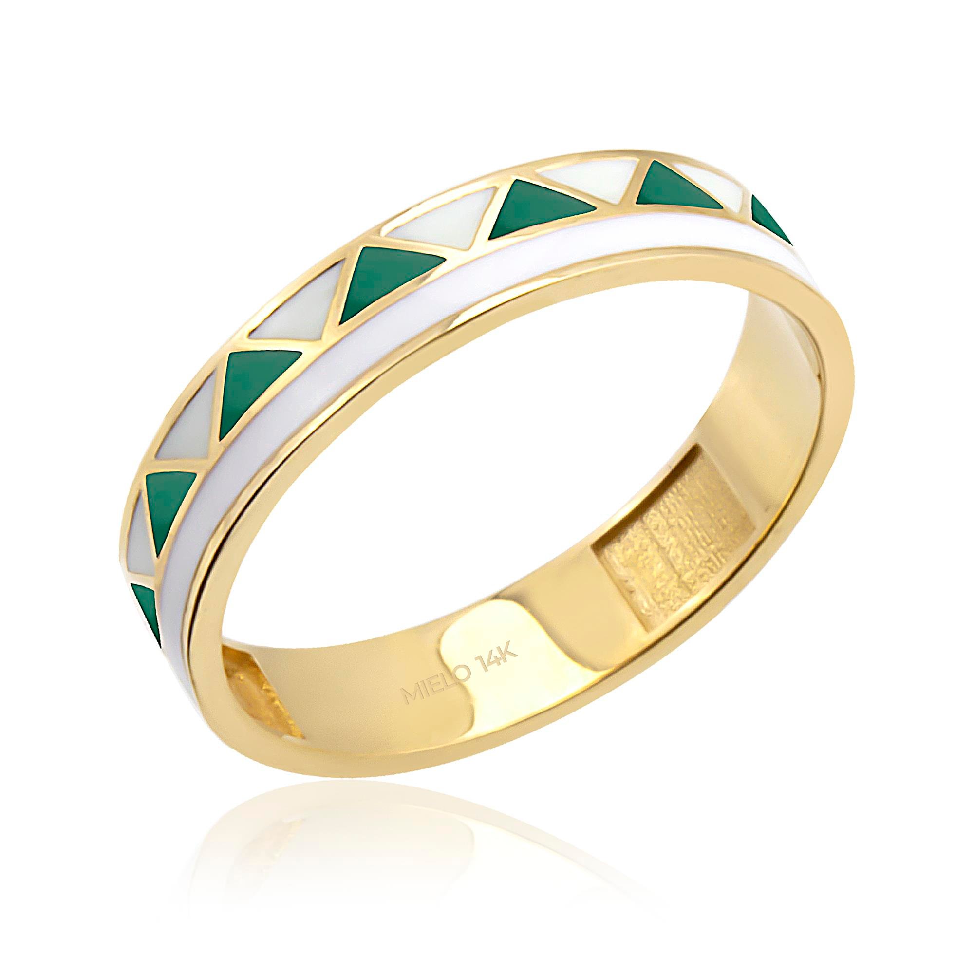 14 Ayar Altın Abierto Yüzük 