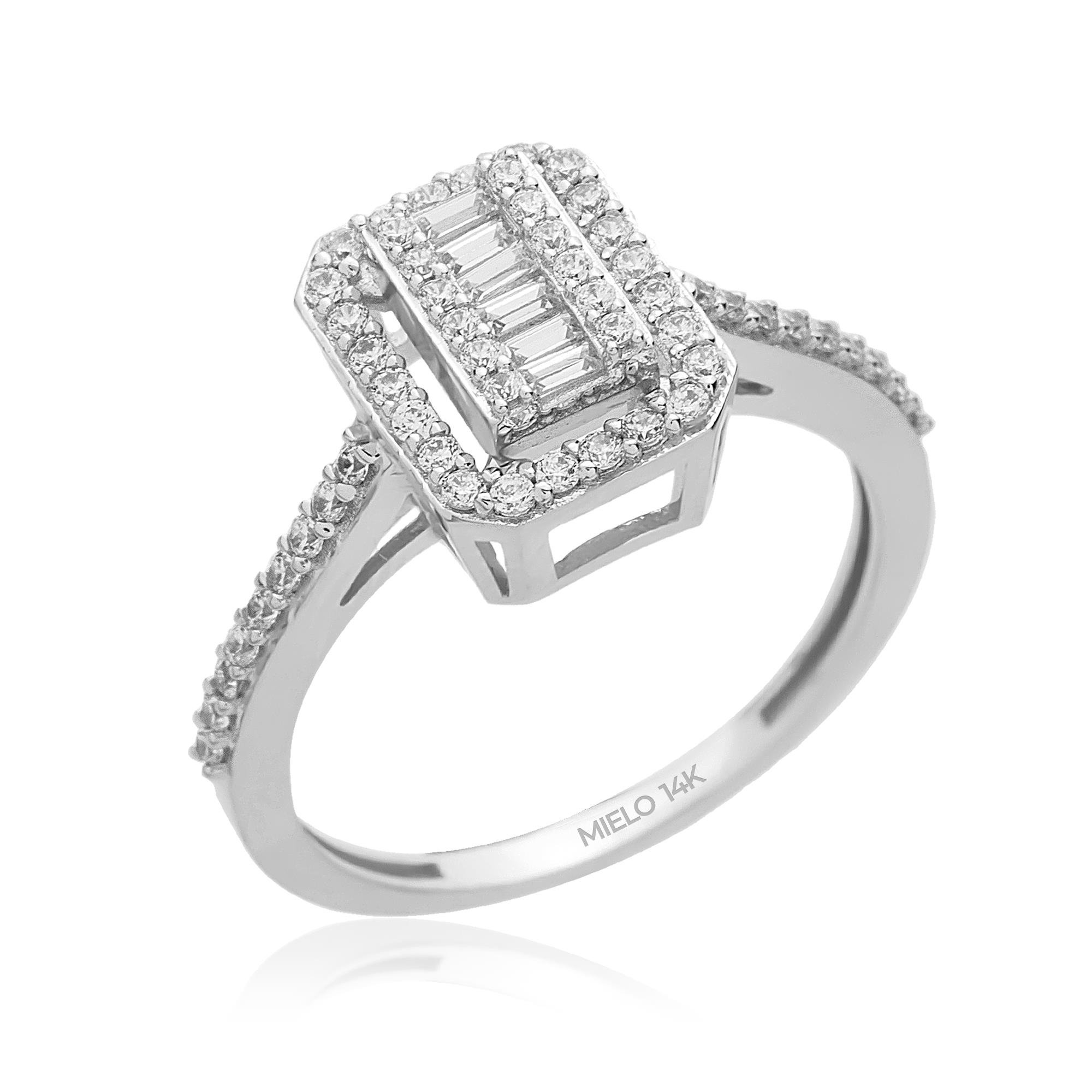 14 Ayar Altın Baget Yüzük