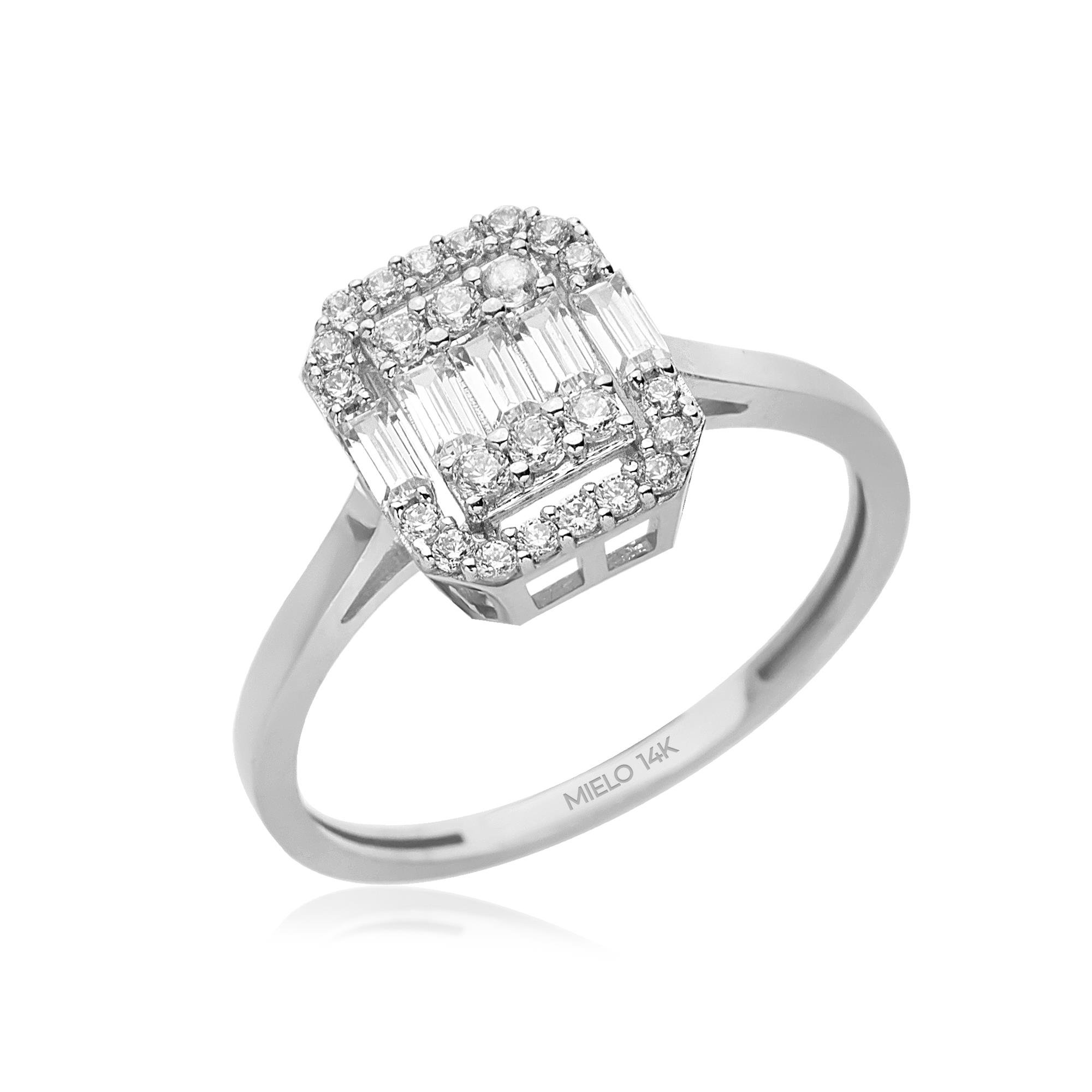 14 Ayar Altın Baget Yüzük