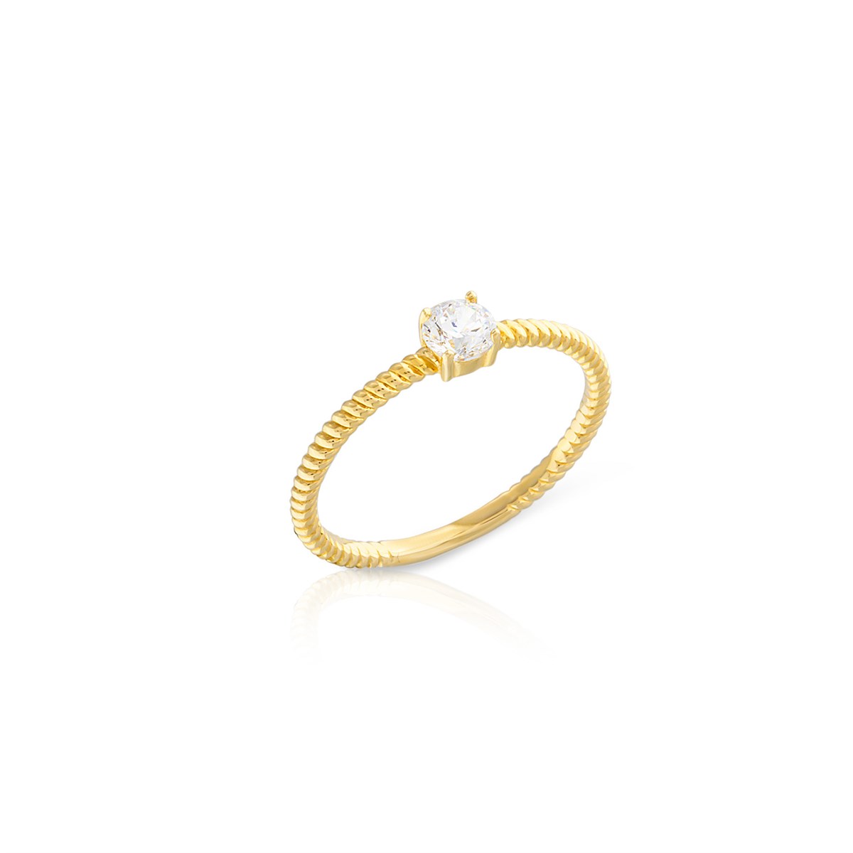 14 Ayar Altın Çıtır Yüzük 