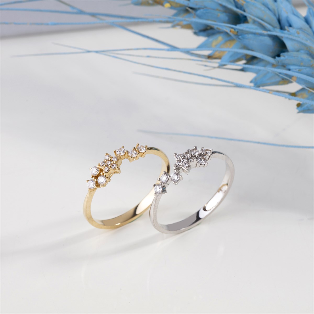 14 Ayar Altın Çıtır Yüzük 