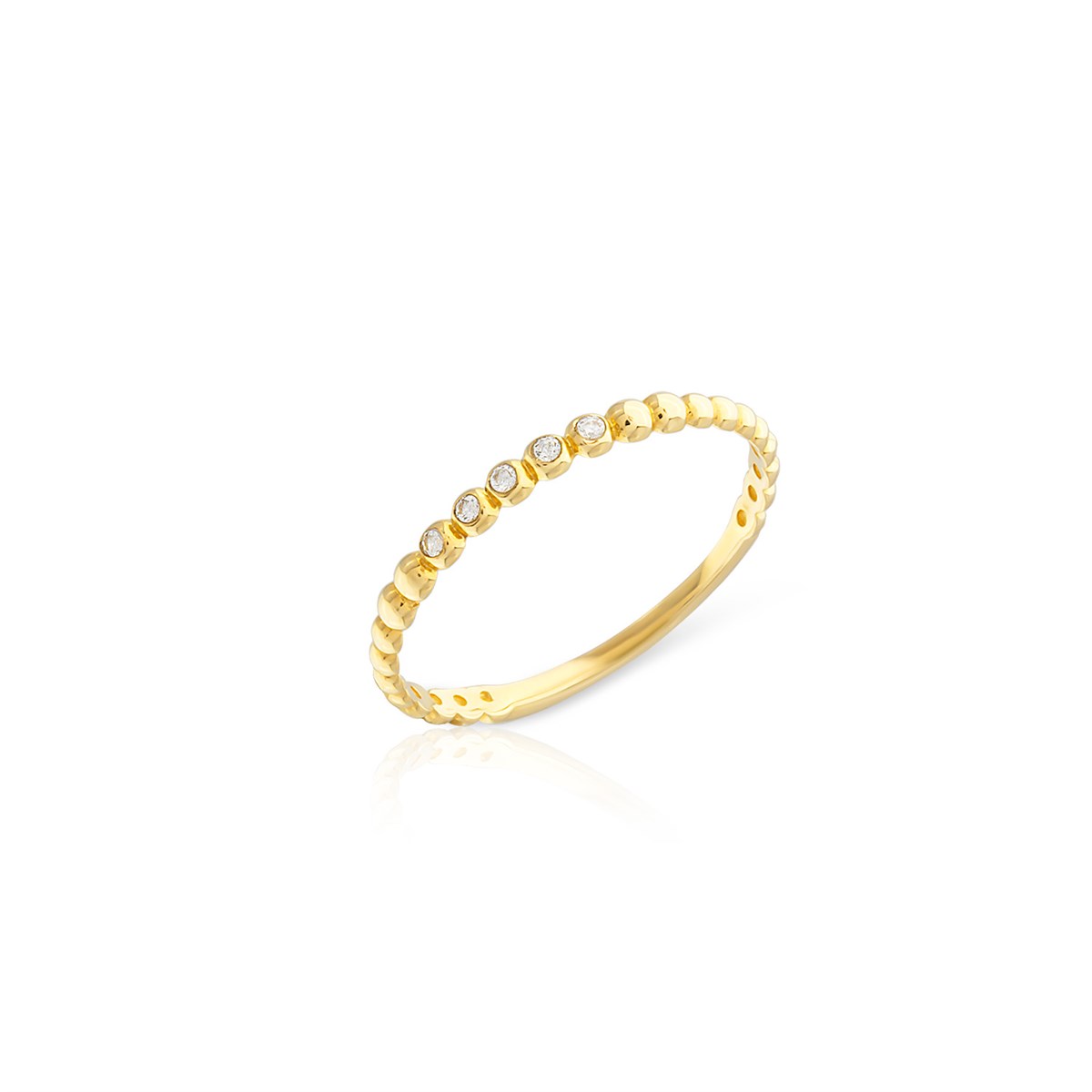 14 Ayar Altın Çıtır Yüzük 