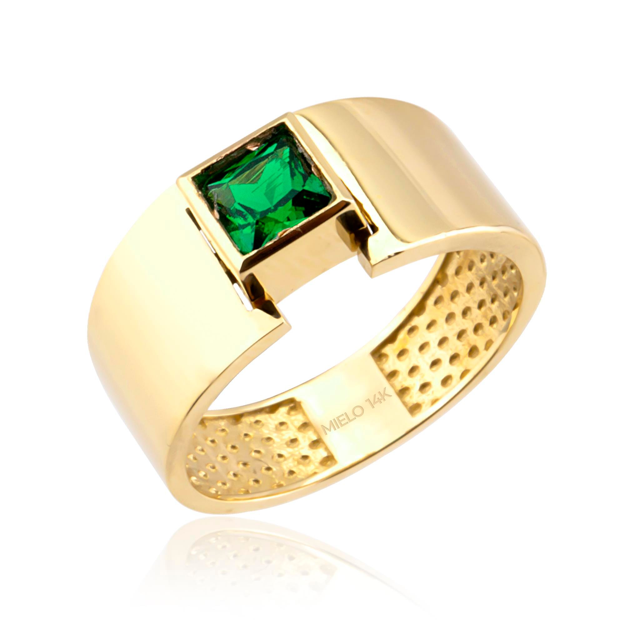 14 Ayar Altın Cubo Yüzük 