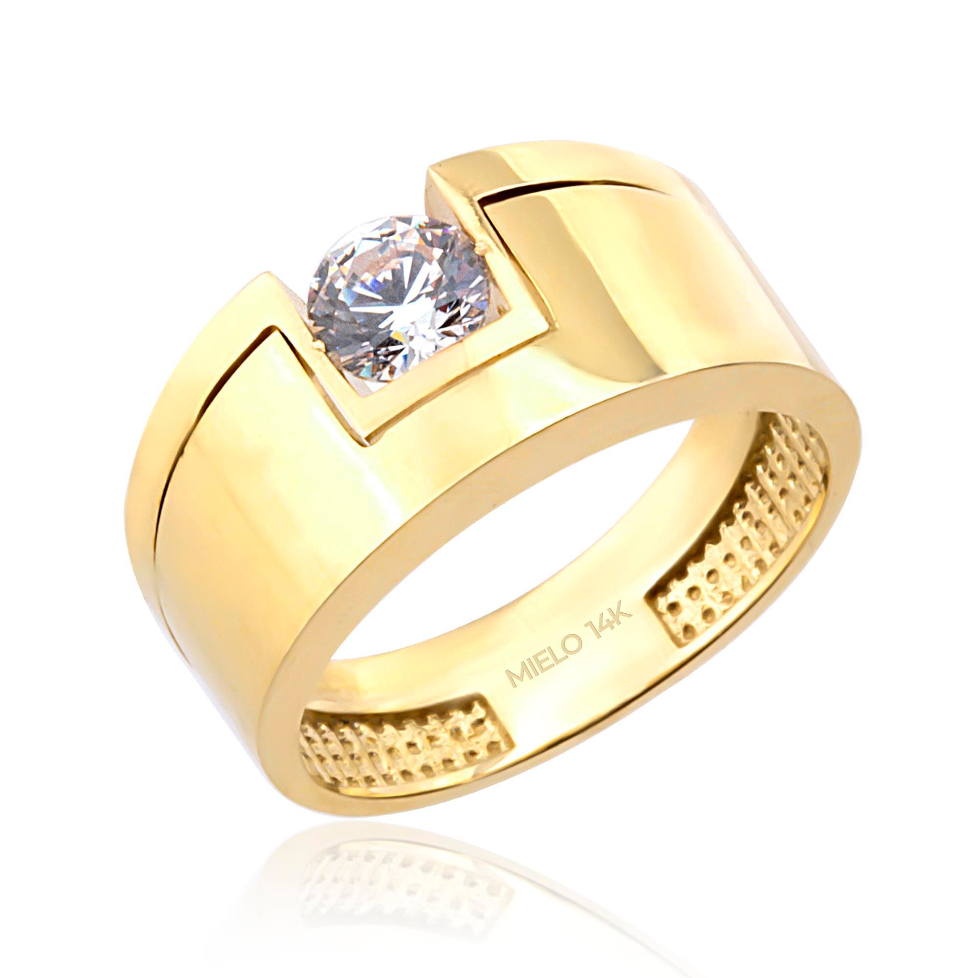 14 Ayar Altın Cubo Yüzük 