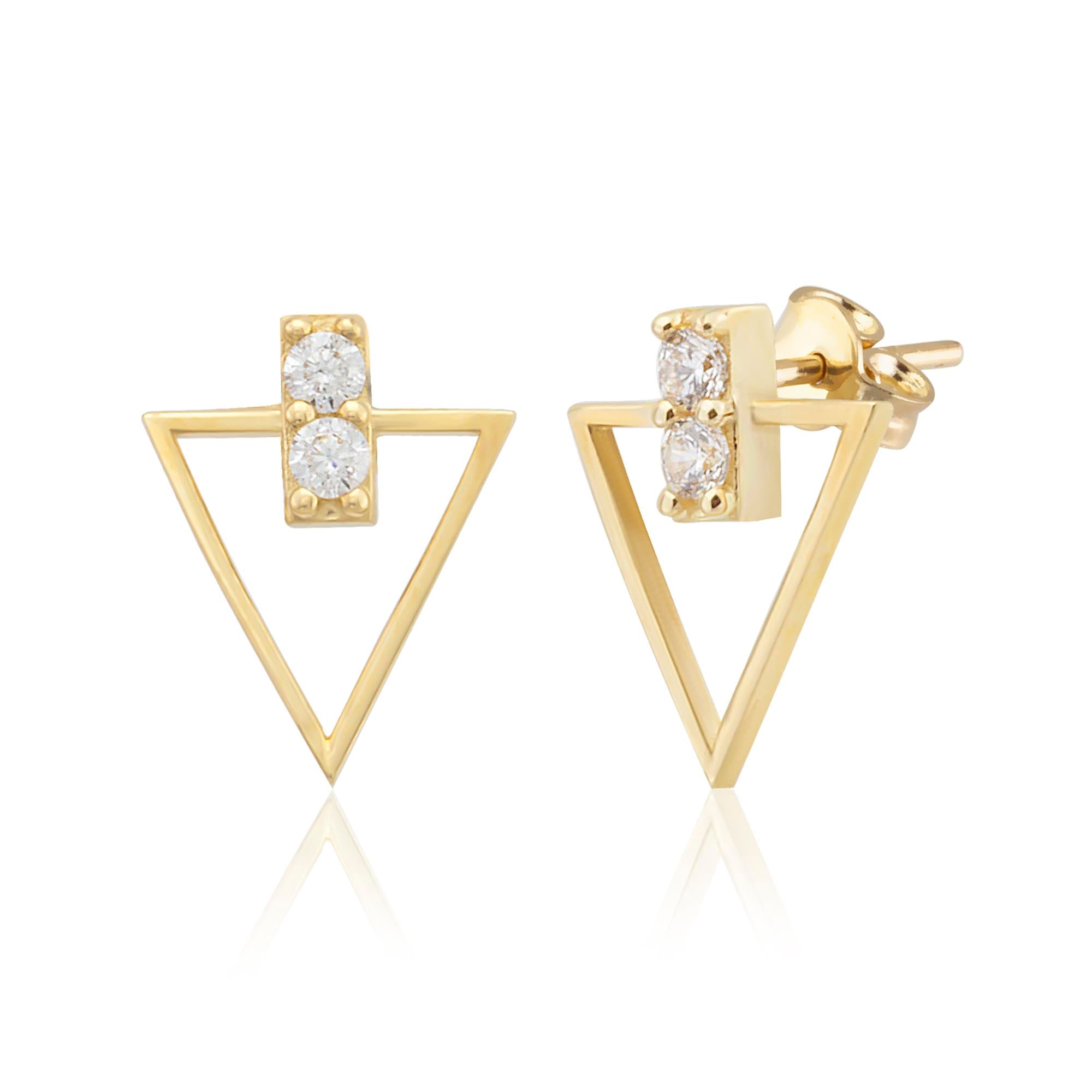 14K Gold Dafne Earring